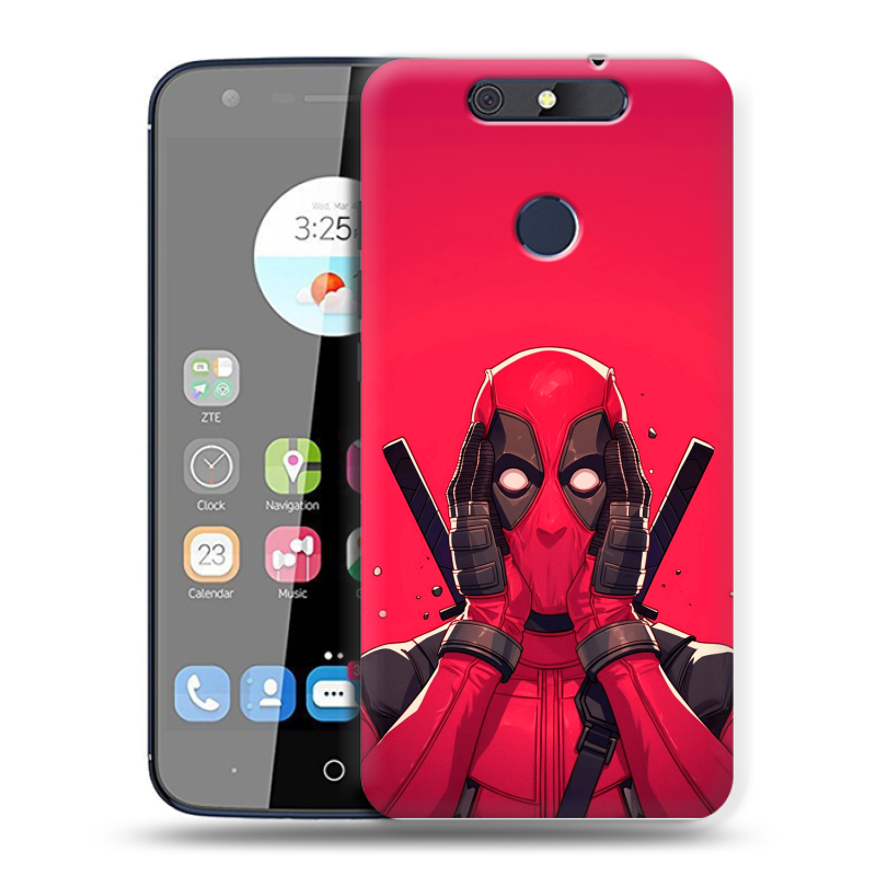 Силиконовый чехол на ZTE Blade V8C с принтом Дедпул Deadpool Силиконовый чехол на ZTE Blade V8C с принтом Дедпул Deadpool