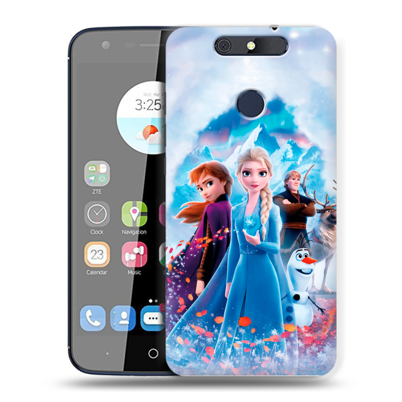 Силиконовый чехол на ZTE Blade V8C с принтом Холодное сердце Frozen Силиконовый чехол на ZTE Blade V8C с принтом Холодное сердце Frozen