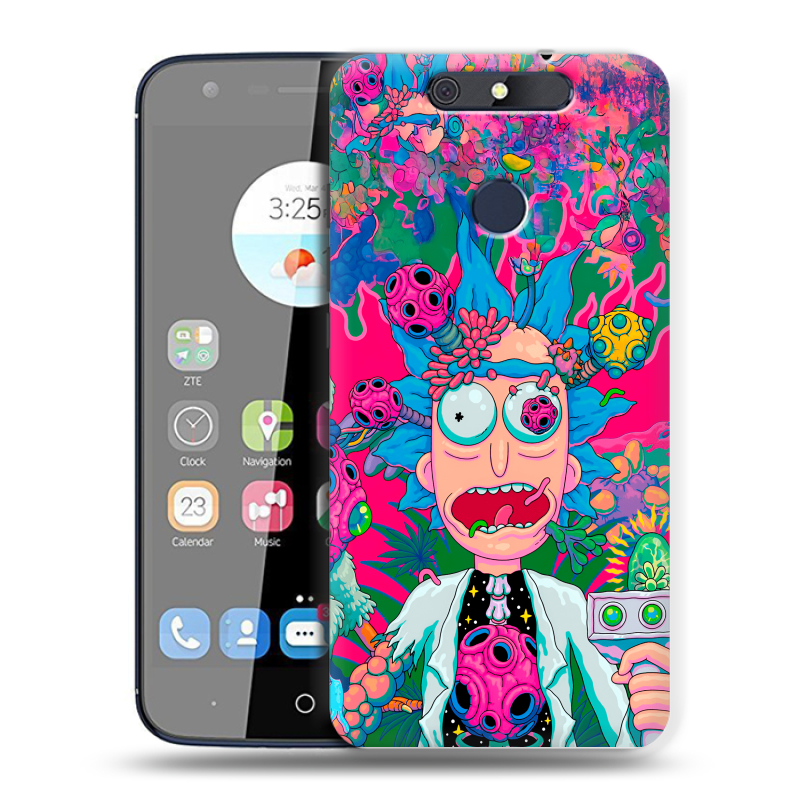 Силиконовый чехол на ZTE Blade V8C с принтом Рик и Морти Rick Morty Силиконовый чехол на ZTE Blade V8C с принтом Рик и Морти Rick Morty