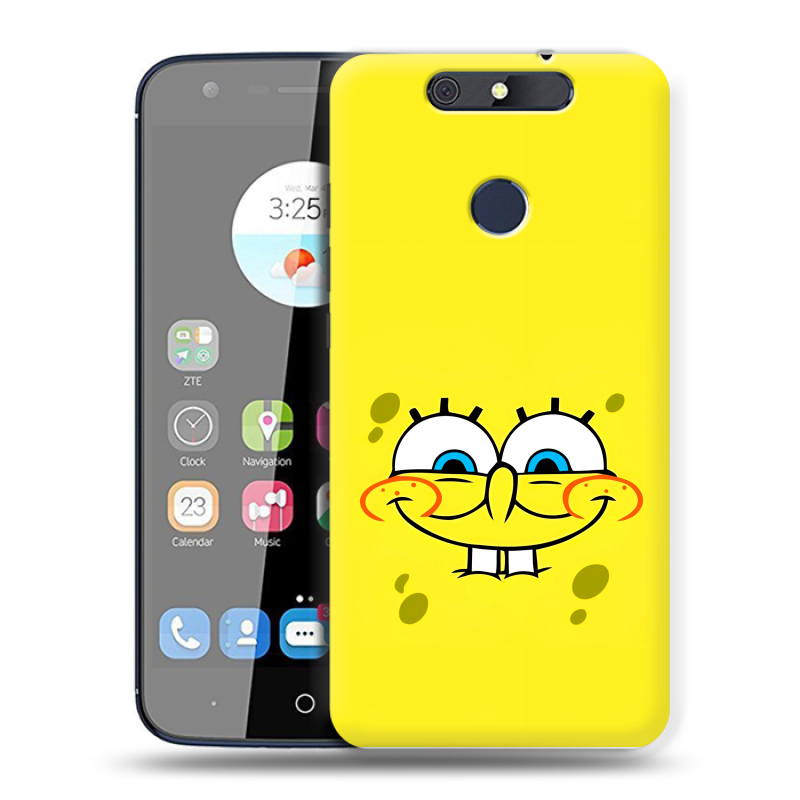 Силиконовый чехол на ZTE Blade V8C с принтом спанчбоб спанч боб Силиконовый чехол на ZTE Blade V8C с принтом спанчбоб спанч боб