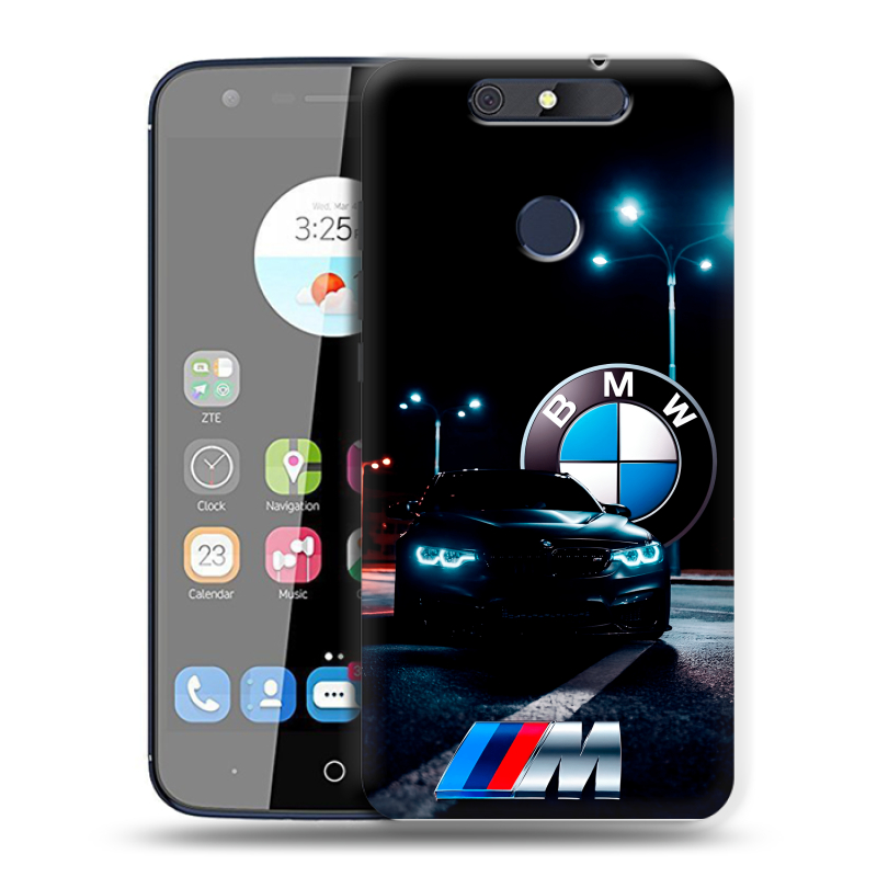 Силиконовый чехол на ZTE Blade V8C с принтом БМВ BMW Силиконовый чехол на ZTE Blade V8C с принтом БМВ BMW