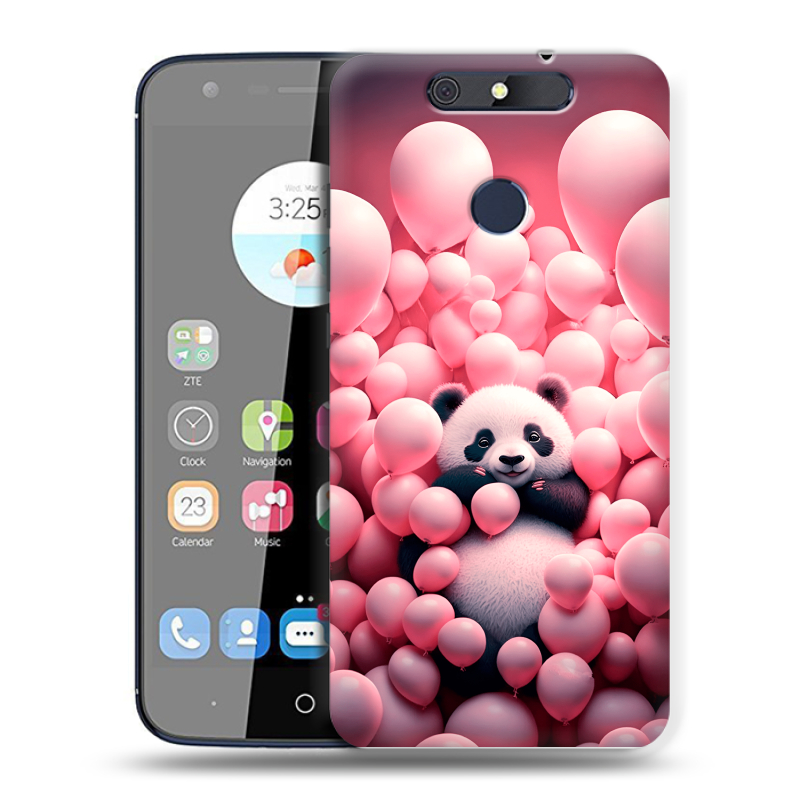 Силиконовый чехол на ZTE Blade V8C с принтом Панда Силиконовый чехол на ZTE Blade V8C с принтом Панда