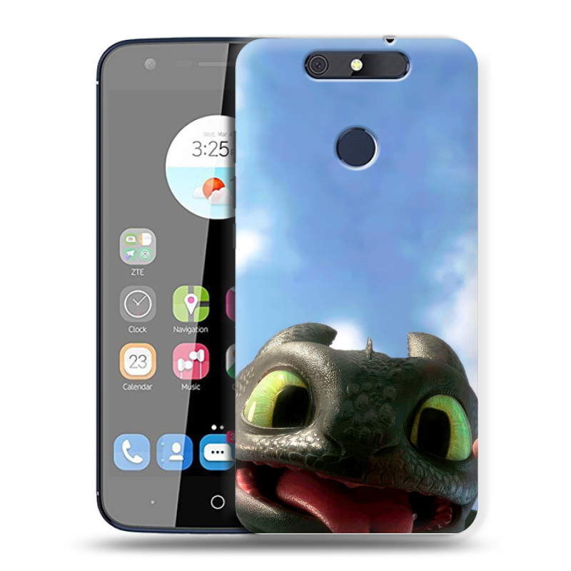 Силиконовый чехол на ZTE Blade V8C с принтом Как приручить дракона Силиконовый чехол на ZTE Blade V8C с принтом Как приручить дракона