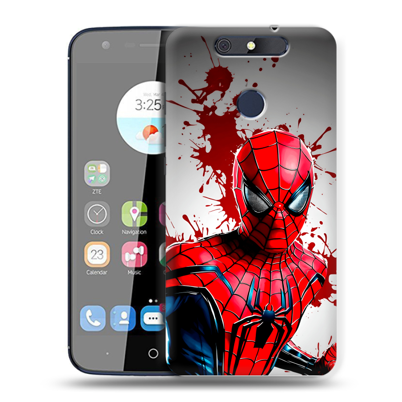 Силиконовый чехол на ZTE Blade V8C с принтом Spiderman Человек паук Силиконовый чехол на ZTE Blade V8C с принтом Spiderman Человек паук