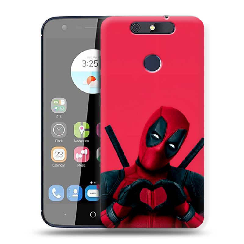 Силиконовый чехол на ZTE Blade V8C с принтом Дедпул Deadpool Силиконовый чехол на ZTE Blade V8C с принтом Дедпул Deadpool