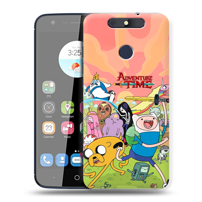 Силиконовый чехол на ZTE Blade V8C с принтом Adventure time Время приключений Силиконовый чехол на ZTE Blade V8C с принтом Adventure time Время приключений