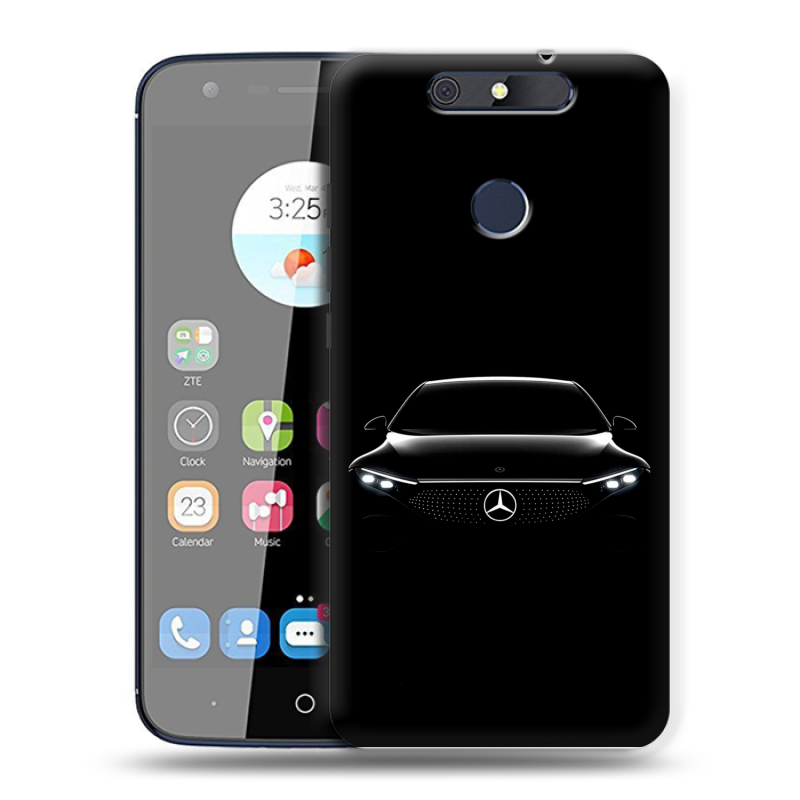 Силиконовый чехол на ZTE Blade V8C с принтом Mercedes Мерседес Силиконовый чехол на ZTE Blade V8C с принтом Mercedes Мерседес