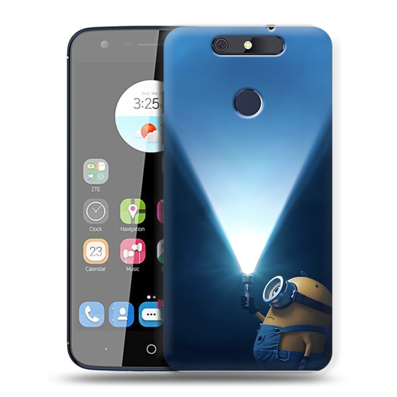 Силиконовый чехол на ZTE Blade V8C с принтом Миньоны Силиконовый чехол на ZTE Blade V8C с принтом Миньоны