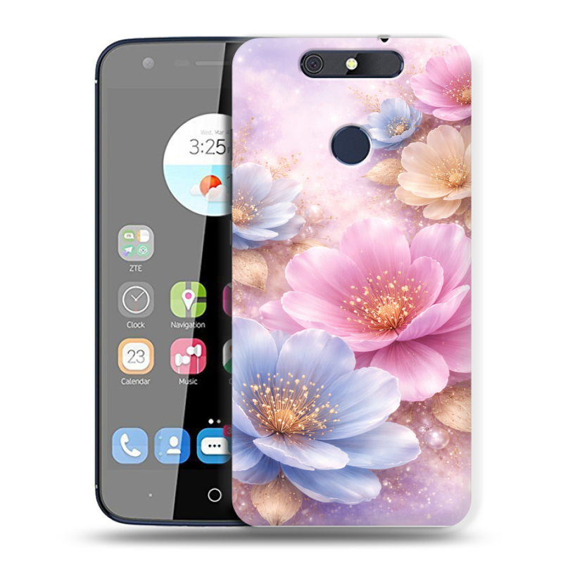 Силиконовый чехол на ZTE Blade V8C с принтом женский Силиконовый чехол на ZTE Blade V8C с принтом женский