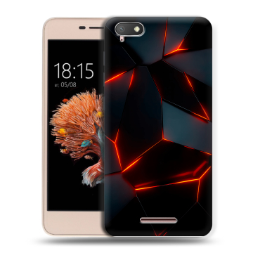 Силиконовый чехол на BQ Strike Power 4G с принтом Яркие абстракции Силиконовый чехол на BQ Strike Power 4G с принтом Яркие абстракции