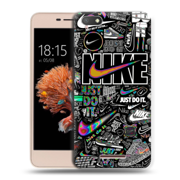 Силиконовый чехол на BQ Strike Power 4G с принтом Найк Силиконовый чехол на BQ Strike Power 4G с принтом Найк