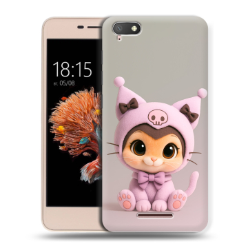 Силиконовый чехол на BQ Strike Power 4G с принтом Куроми Kuromi 