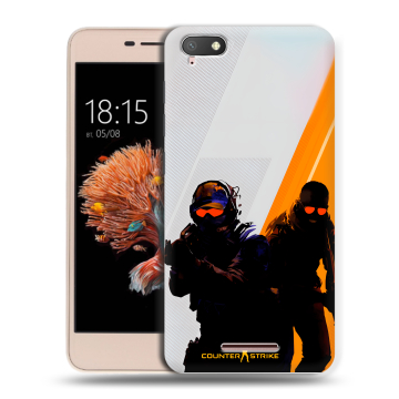 Силиконовый чехол на BQ Strike Power 4G с принтом Контер страйк Counter strike Силиконовый чехол на BQ Strike Power 4G с принтом Контер страйк Counter strike