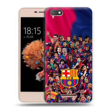 Силиконовый чехол на BQ Strike Power 4G с принтом Барселона Barcelona