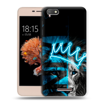 Силиконовый чехол на BQ Strike Power 4G с принтом Король лев Силиконовый чехол на BQ Strike Power 4G с принтом Король лев