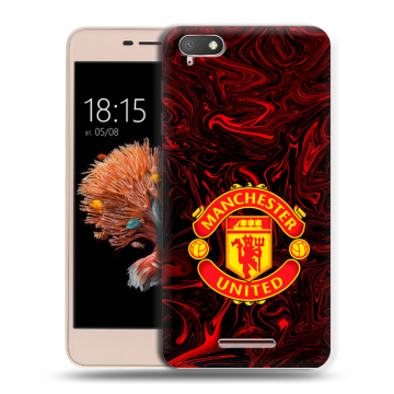 Силиконовый чехол на BQ Strike Power 4G с принтом Manchester United Силиконовый чехол на BQ Strike Power 4G с принтом Manchester United
