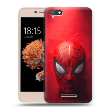 Силиконовый чехол на BQ Strike Power 4G с принтом Spiderman Человек паук Силиконовый чехол на BQ Strike Power 4G с принтом Spiderman Человек паук