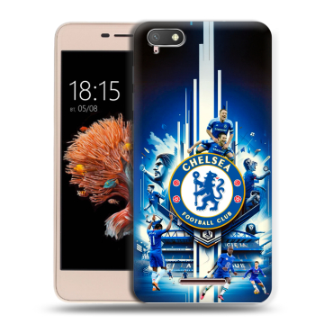 Силиконовый чехол на BQ Strike Power 4G с принтом Chelsea Челси Силиконовый чехол на BQ Strike Power 4G с принтом Chelsea Челси