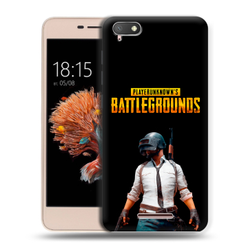 Силиконовый чехол на BQ Strike Power 4G с принтом PUGB ПАГБ