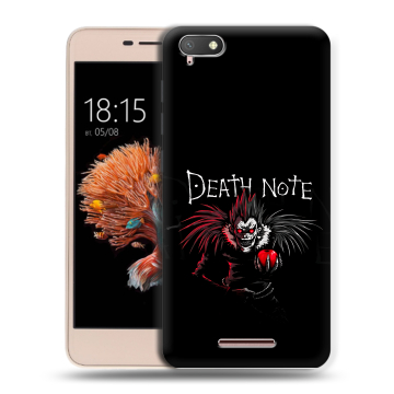 Силиконовый чехол на BQ Strike Power 4G с принтом Death note Тетрадь смерти Силиконовый чехол на BQ Strike Power 4G с принтом Death note Тетрадь смерти