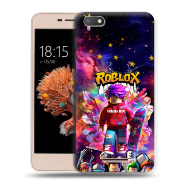 Силиконовый чехол на BQ Strike Power 4G с принтом Roblox Роблокс Силиконовый чехол на BQ Strike Power 4G с принтом Roblox Роблокс