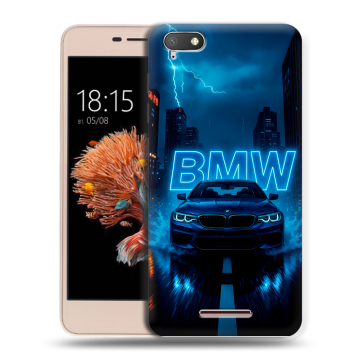 Силиконовый чехол на BQ Strike Power 4G с принтом BMW БМВ Силиконовый чехол на BQ Strike Power 4G с принтом BMW БМВ