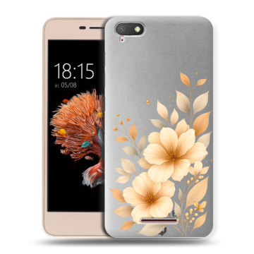 Силиконовый чехол на BQ Strike Power 4G с принтом для девушки Силиконовый чехол на BQ Strike Power 4G с принтом для девушки