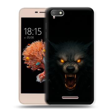 Силиконовый чехол на BQ Strike Power 4G с принтом Волк Силиконовый чехол на BQ Strike Power 4G с принтом Волк