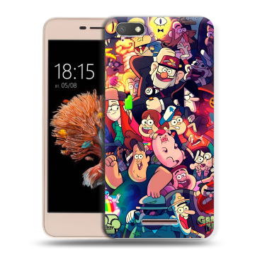 Силиконовый чехол на BQ Strike Power 4G с принтом Gravity Falls Гравити Фолз Силиконовый чехол на BQ Strike Power 4G с принтом Gravity Falls Гравити Фолз