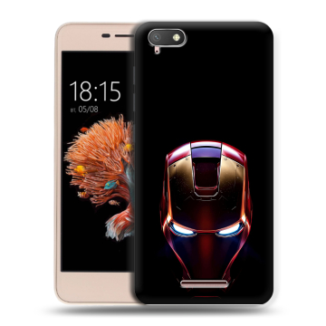 Силиконовый чехол на BQ Strike Power 4G с принтом IronMan Железный человек