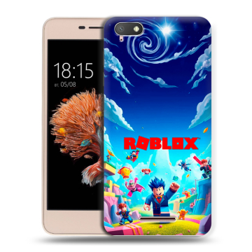 Силиконовый чехол на BQ Strike Power 4G с принтом Roblox Роблокс Силиконовый чехол на BQ Strike Power 4G с принтом Roblox Роблокс