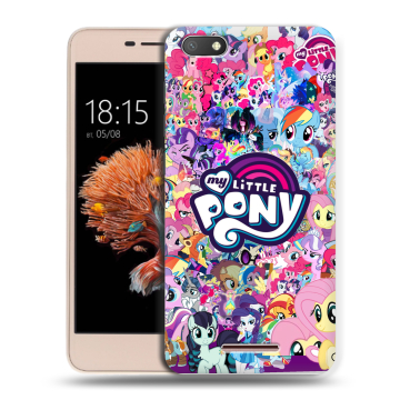 Силиконовый чехол на BQ Strike Power 4G с принтом My little pony Дружба чудо