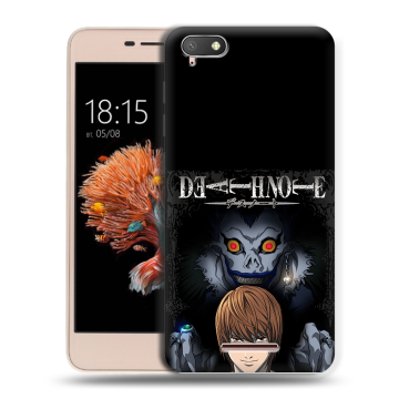 Силиконовый чехол на BQ Strike Power 4G с принтом Death note Тетрадь смерти Силиконовый чехол на BQ Strike Power 4G с принтом Death note Тетрадь смерти
