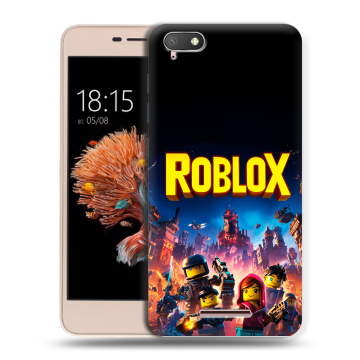 Силиконовый чехол на BQ Strike Power 4G с принтом Roblox Роблокс Силиконовый чехол на BQ Strike Power 4G с принтом Roblox Роблокс