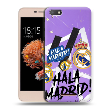 Силиконовый чехол на BQ Strike Power 4G с принтом Real Madrid Реал Мадрид