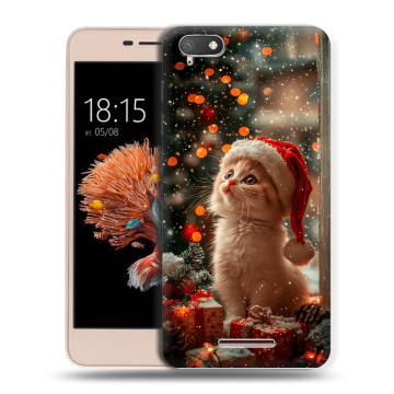 Силиконовый чехол на BQ Strike Power 4G с принтом Новый год Силиконовый чехол на BQ Strike Power 4G с принтом Новый год