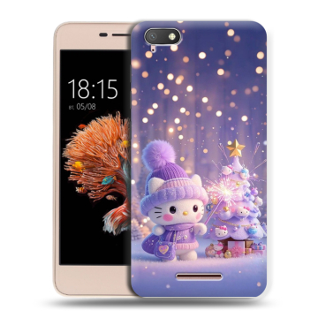 Силиконовый чехол на BQ Strike Power 4G с принтом Новый год Силиконовый чехол на BQ Strike Power 4G с принтом Новый год
