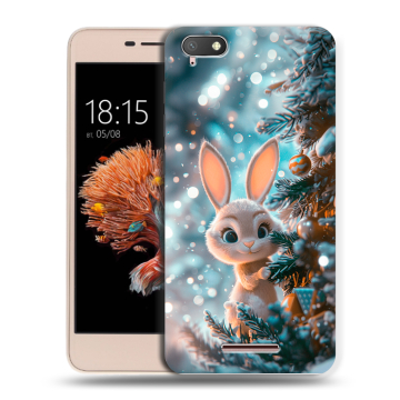 Силиконовый чехол на BQ Strike Power 4G с принтом Новый год Силиконовый чехол на BQ Strike Power 4G с принтом Новый год