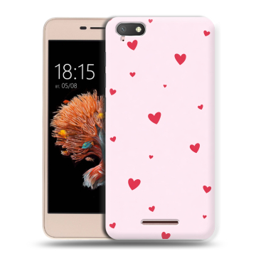 Силиконовый чехол на BQ Strike Power 4G с принтом для девочек