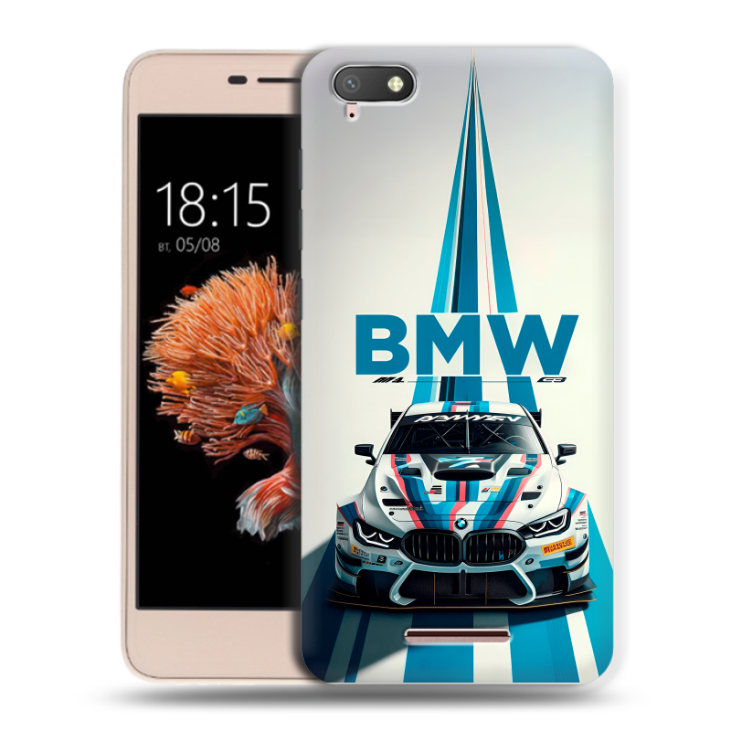 Силиконовый чехол на BQ Strike Power 4G с принтом БМВ BMW Силиконовый чехол на BQ Strike Power 4G с принтом БМВ BMW