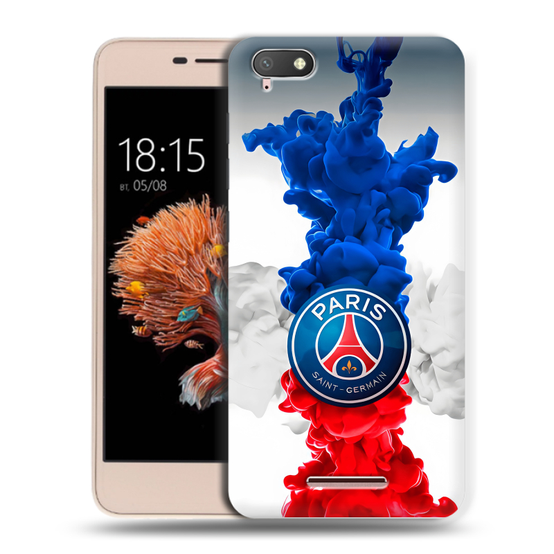 Силиконовый чехол на BQ Strike Power 4G с принтом PSG ПСЖ Силиконовый чехол на BQ Strike Power 4G с принтом PSG ПСЖ