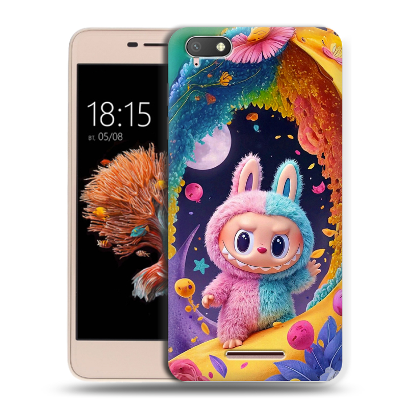 Силиконовый чехол на BQ Strike Power 4G с принтом Labubu Лабубу Силиконовый чехол на BQ Strike Power 4G с принтом Labubu Лабубу