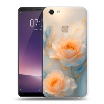 Пластиковый чехол на Vivo V7 с принтом Женский