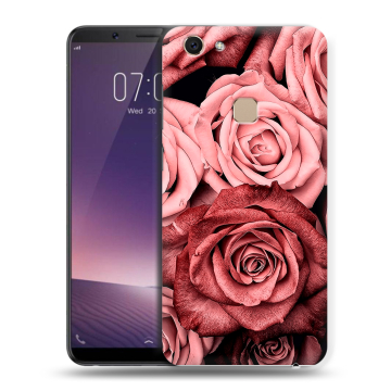 Пластиковый чехол на Vivo V7 с принтом Цветы розы Пластиковый чехол на Vivo V7 с принтом Цветы розы