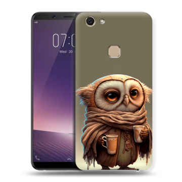 Пластиковый чехол на Vivo V7 с принтом Сова Пластиковый чехол на Vivo V7 с принтом Сова