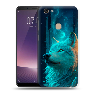 Пластиковый чехол на Vivo V7 с принтом бабочки саккура