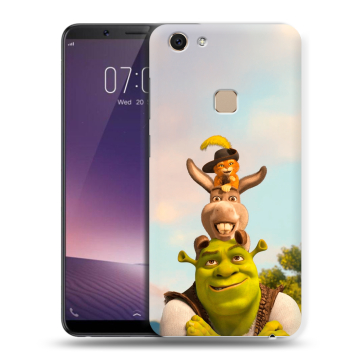 Пластиковый чехол на Vivo V7 с принтом Шрек Shrek