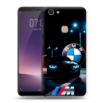 Пластиковый чехол на Vivo V7 с принтом БМВ BMW Пластиковый чехол на Vivo V7 с принтом БМВ BMW