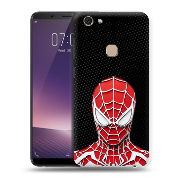 Пластиковый чехол на Vivo V7 с принтом человек паук spiderman