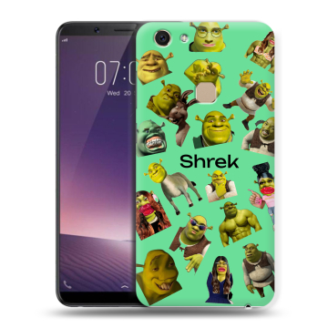 Пластиковый чехол на Vivo V7 с принтом Шрек Shrek